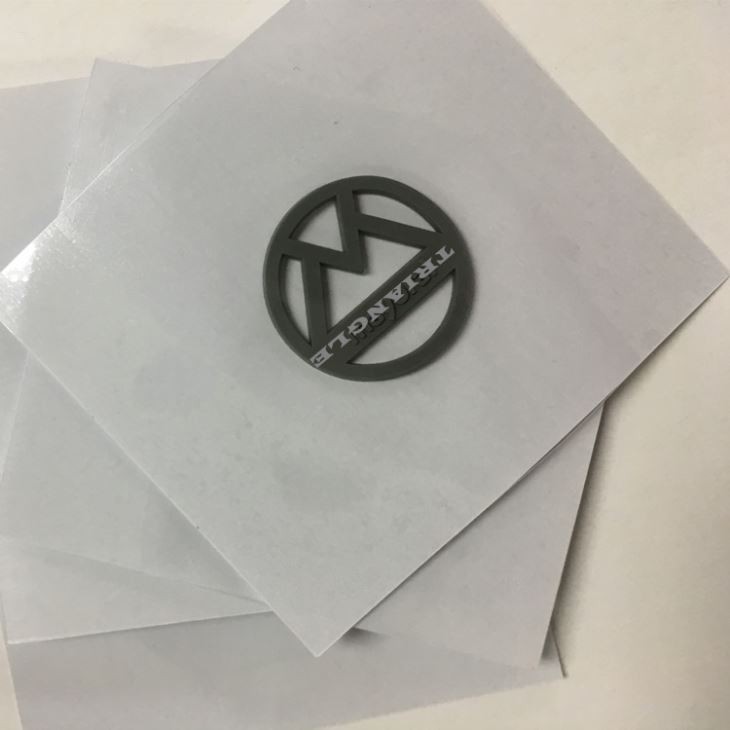 سڑنا Embossed سلیکون حرارت ٹرانسفر لیبل